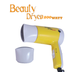 Beauty Silent Hair Dryer 1200 Watts